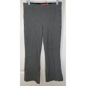 Cartonnier by Anthropologie Checked Flared Pull On Pants Women’s Size Medium